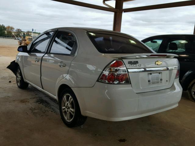 KL1TG5DE0BB239140 - 2011 CHEVROLET AVEO LT WHITE photo 3