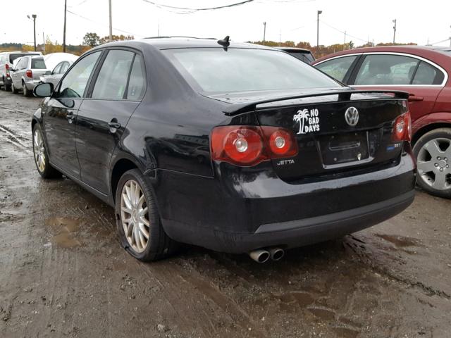 3VWRA71K28M179838 - 2008 VOLKSWAGEN JETTA WOLF BLACK photo 3