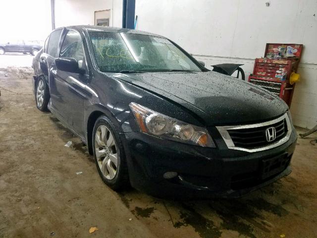 1HGCP36858A018640 - 2008 HONDA ACCORD EXL BLACK photo 1