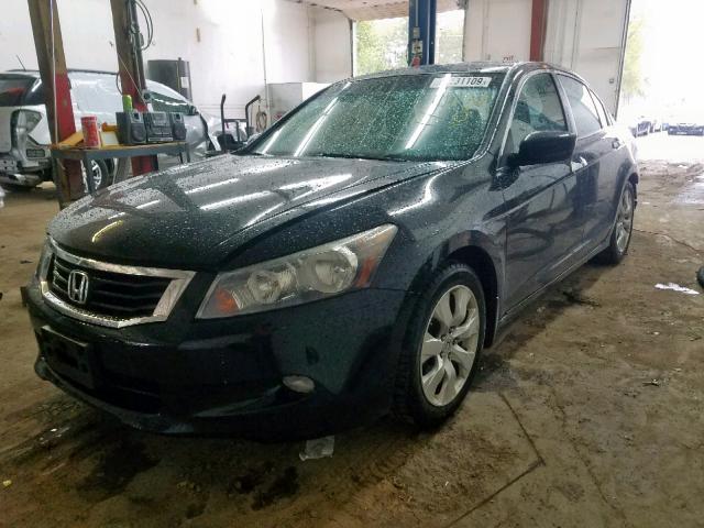 1HGCP36858A018640 - 2008 HONDA ACCORD EXL BLACK photo 2