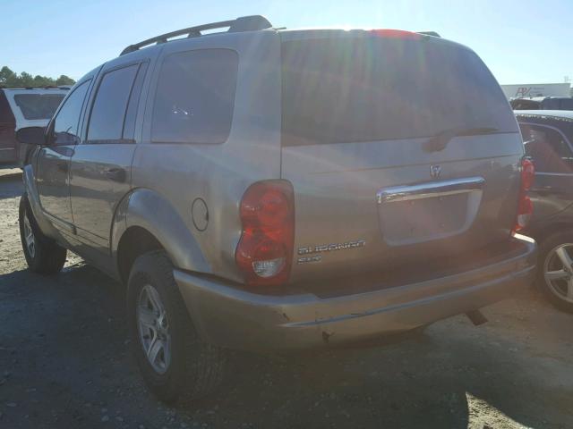 1D4HB48NX5F615070 - 2005 DODGE DURANGO SL TAN photo 3