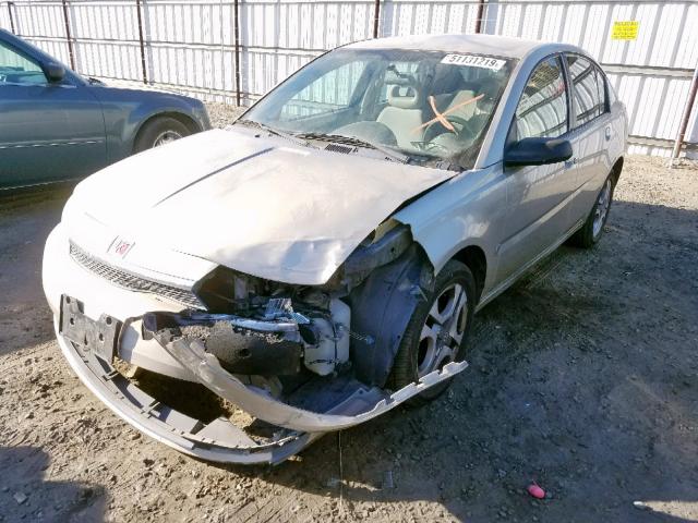 1G8AL52F44Z185045 - 2004 SATURN ION LEVEL SILVER photo 2