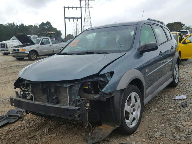 5Y2SL65847Z402742 - 2007 PONTIAC VIBE BLUE photo 2