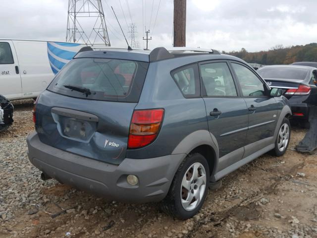 5Y2SL65847Z402742 - 2007 PONTIAC VIBE BLUE photo 4