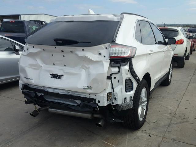 2FMPK3J92JBB78902 - 2018 FORD EDGE SEL WHITE photo 4