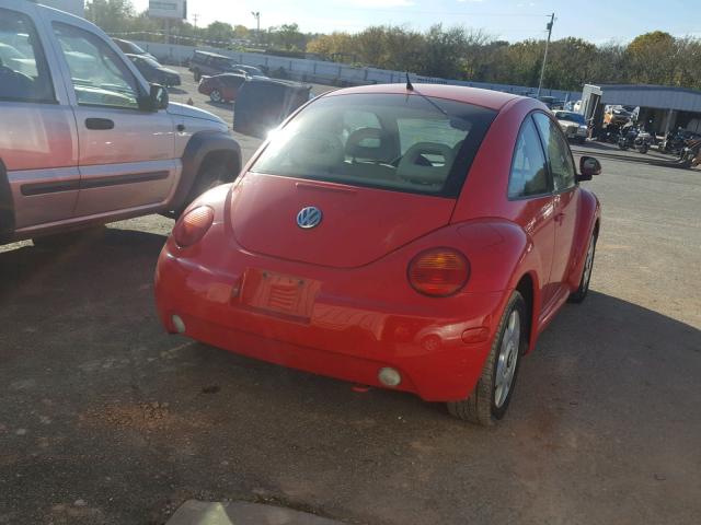 3VWBB61C5WM010900 - 1998 VOLKSWAGEN NEW BEETLE 红色 照片 4