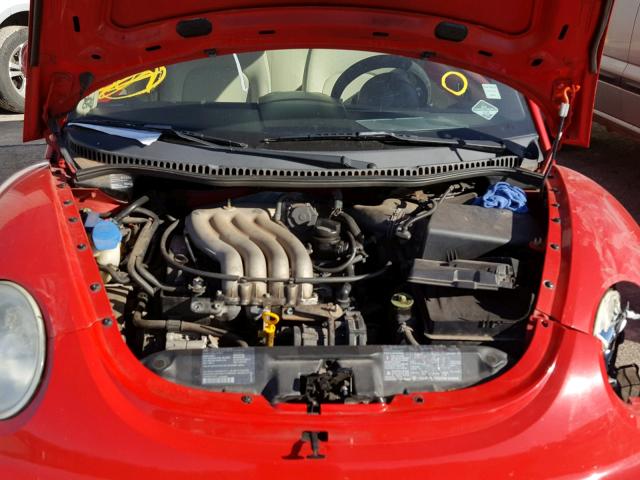 3VWBB61C5WM010900 - 1998 VOLKSWAGEN NEW BEETLE 红色 照片 7