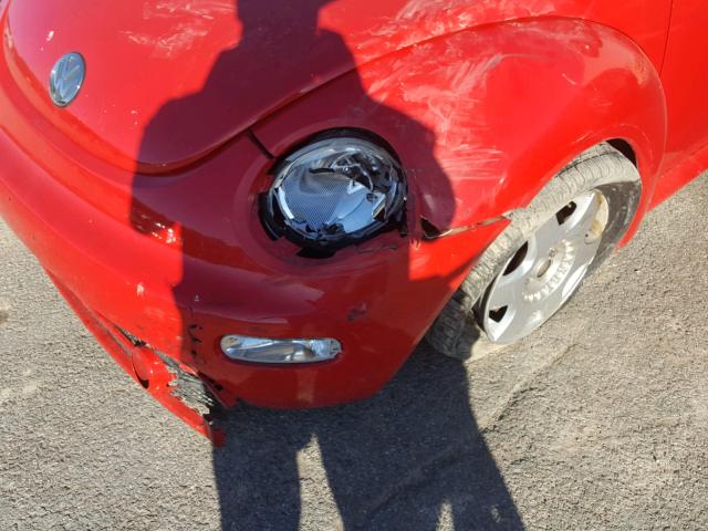 3VWBB61C5WM010900 - 1998 VOLKSWAGEN NEW BEETLE 红色 照片 9