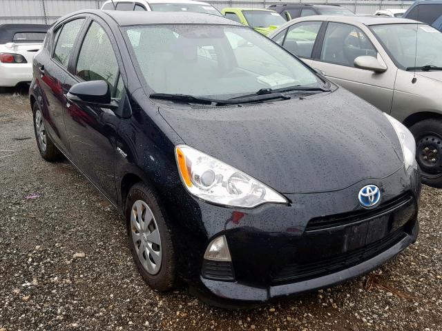 JTDKDTB32D1552931 - 2013 TOYOTA PRIUS C BLACK photo 1