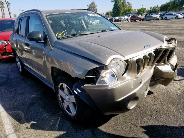 1J8FT47018D766721 - 2008 JEEP COMPASS SP GRAY photo 1