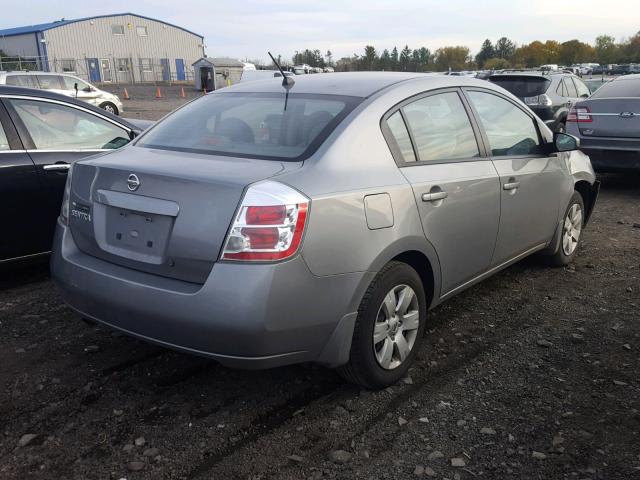 3N1AB61E78L740772 - 2008 NISSAN SENTRA 2.0 SILVER photo 4