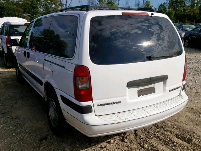 1GNDX03E1YD155091 - 2000 CHEVROLET VENTURE WHITE photo 3