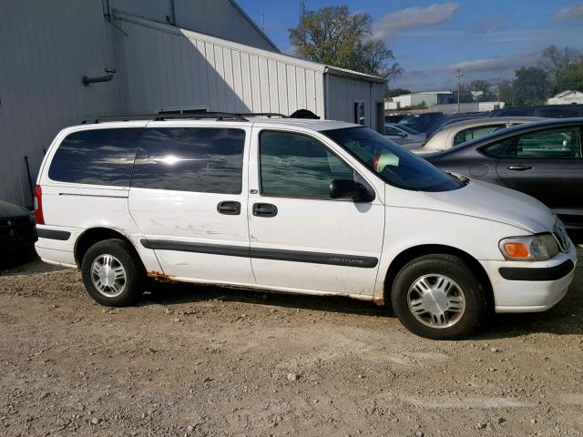 1GNDX03E1YD155091 - 2000 CHEVROLET VENTURE WHITE photo 9