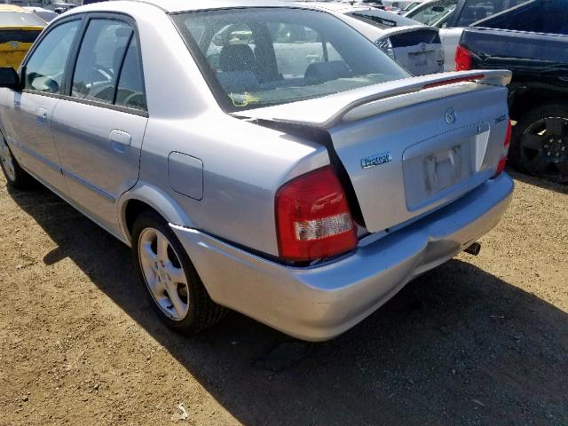 JM1BJ225310454237 - 2001 MAZDA PROTEGE LX GRAY photo 9