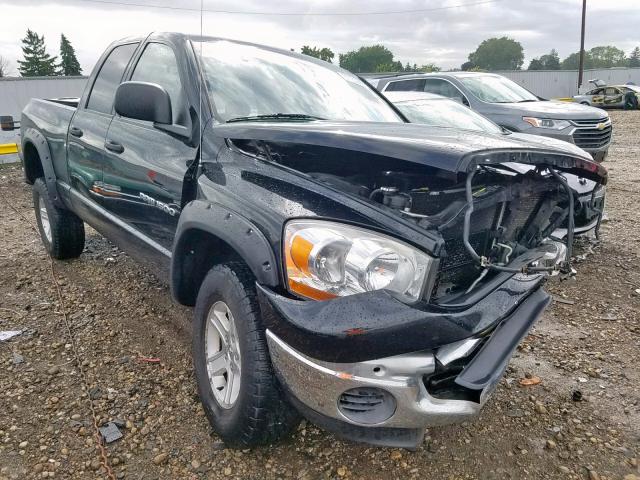 1D7HU18N76J102305 - 2006 DODGE RAM 1500 S BLACK photo 1