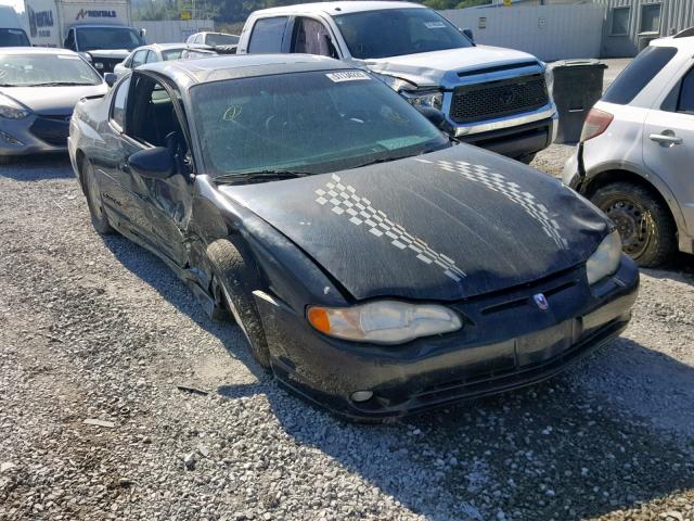 2G1WX15K819268008 - 2001 CHEVROLET MONTE CARL შავი ფოტო 1