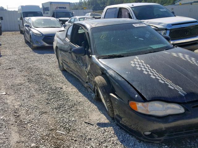 2G1WX15K819268008 - 2001 CHEVROLET MONTE CARL შავი ფოტო 9