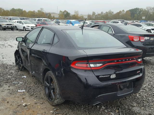 1C3CDFBB6ED870780 - 2014 DODGE DART SXT BLACK photo 3