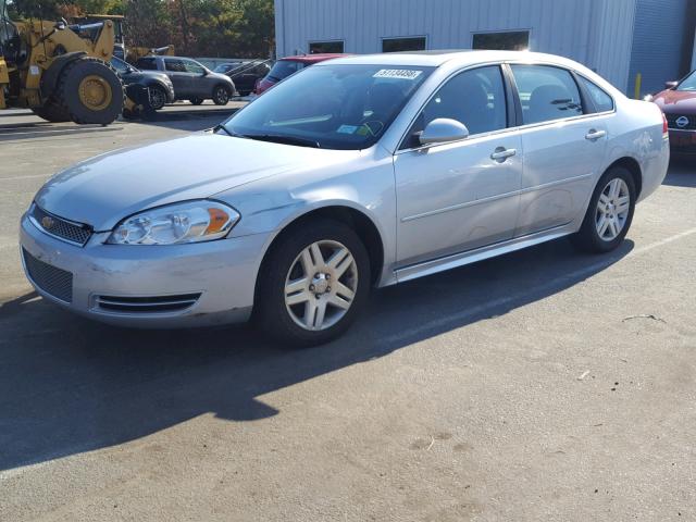 2G1WB5E38E1107855 - 2014 CHEVROLET IMPALA LIM SILVER photo 2