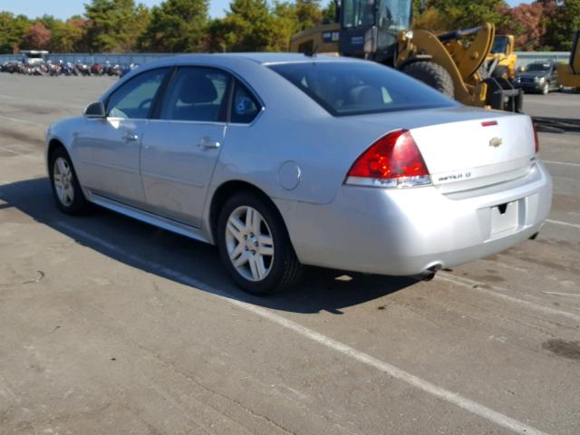 2G1WB5E38E1107855 - 2014 CHEVROLET IMPALA LIM SILVER photo 3