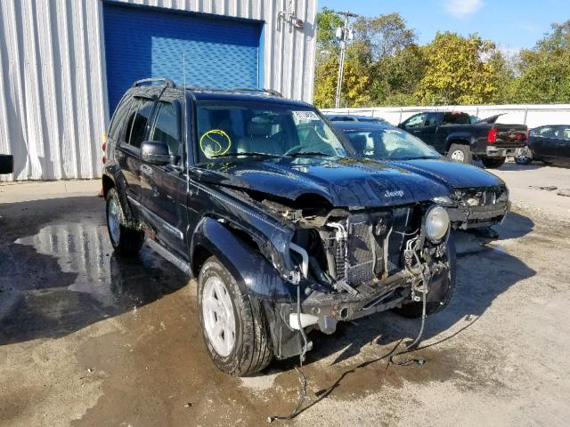 1J8GL58K75W706288 - 2005 JEEP LIBERTY LI BLACK photo 1