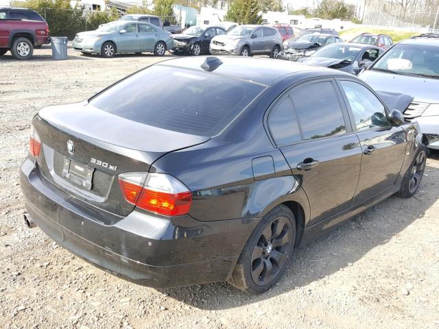 WBAVD33506KV60744 - 2006 BMW 330 XI BLACK photo 4