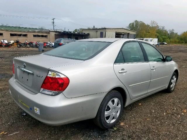 4T1BE32K25U970549 - 2005 TOYOTA CAMRY LE SILVER photo 4