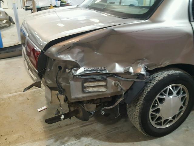 1G4HP54K8Y4114206 - 2000 BUICK LESABRE CU TAN photo 9