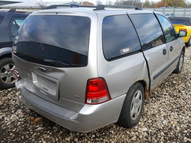 2FMZA51606BA13659 - 2006 FORD FREESTAR S SILVER photo 4