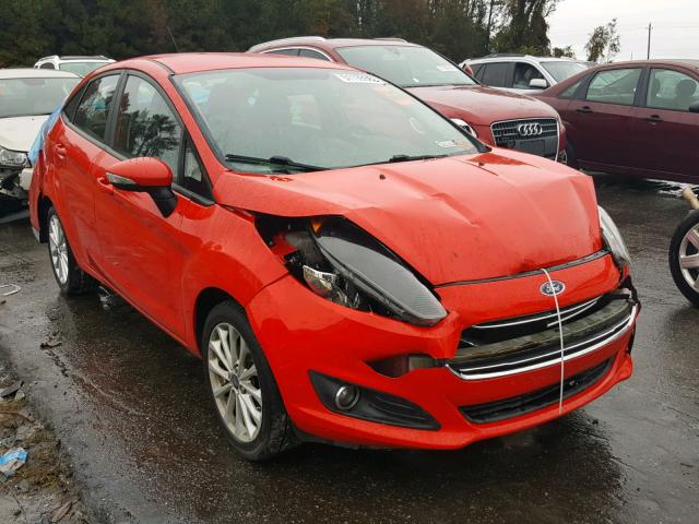 3FADP4BJ1EM185938 - 2014 FORD FIESTA SE RED photo 1