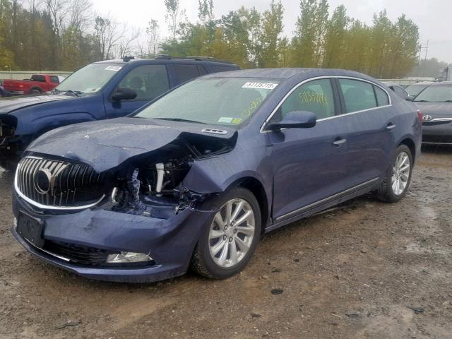 1G4GA5G30FF250638 - 2015 BUICK LACROSSE BLUE photo 2