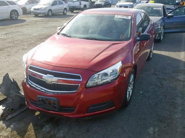 1G11D5RR0DF102014 - 2013 CHEVROLET MALIBU 1LT 红色 照片 2
