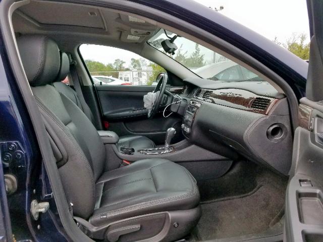 2G1WB5E34C1163191 - 2012 CHEVROLET IMPALA LT BLUE photo 5