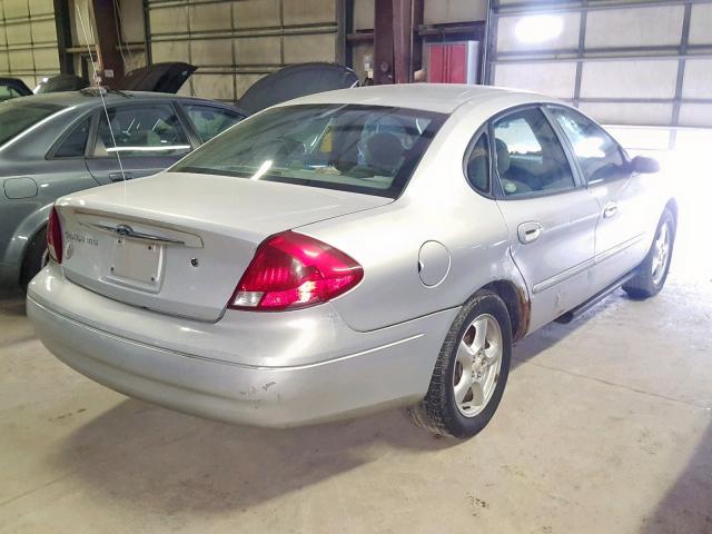 1FAFP55UX2A167676 - 2002 FORD TAURUS SES SILVER photo 4