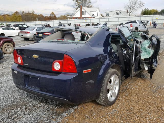 1G1ZB5E13BF328053 - 2011 CHEVROLET MALIBU LS BLUE photo 4