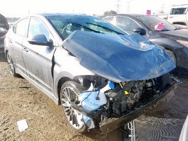 KMHD04LB5JU677363 - 2018 HYUNDAI ELANTRA SP GRAY photo 1