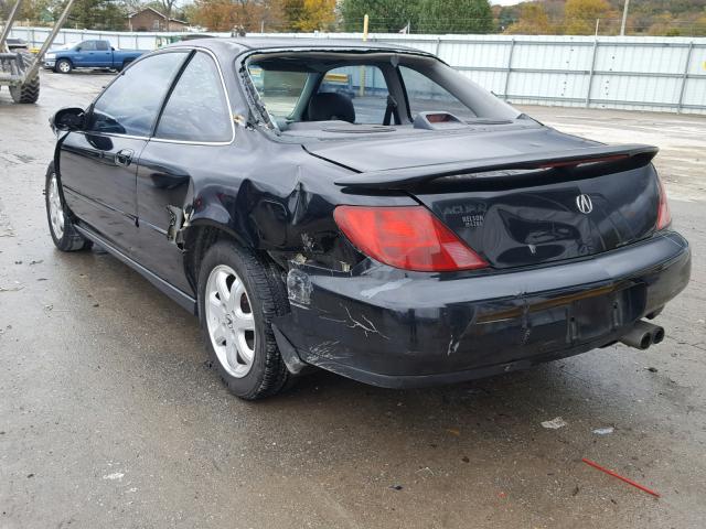 19UYA225XWL005123 - 1998 ACURA 3.0CL BLACK photo 3