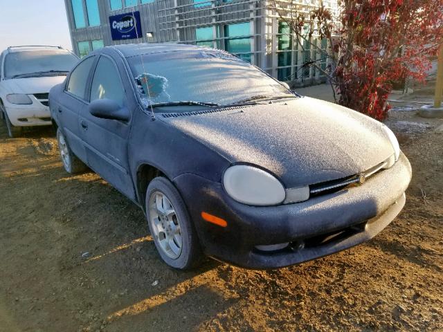 1C3ES46C71D129604 - 2001 CHRYSLER NEON BLACK photo 1