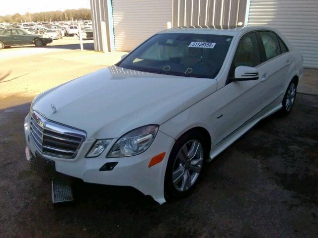 WDDHF2EB1BA493066 - 2011 MERCEDES-BENZ E 350 BLUE WHITE photo 2