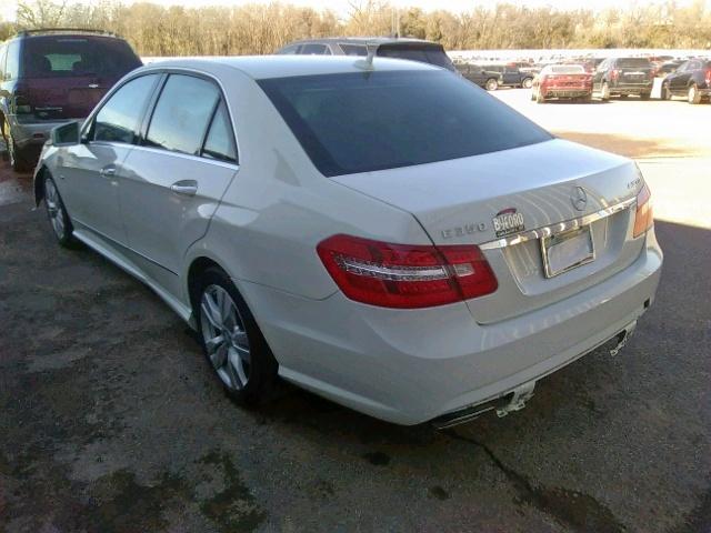 WDDHF2EB1BA493066 - 2011 MERCEDES-BENZ E 350 BLUE WHITE photo 3