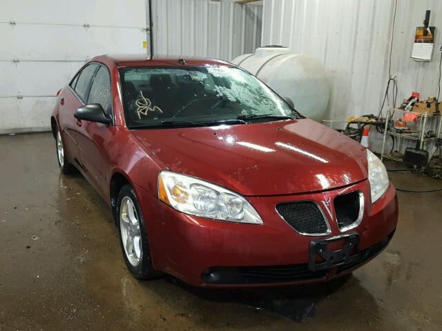 1G2ZH57N894214839 - 2009 PONTIAC G6 GT MAROON photo 1