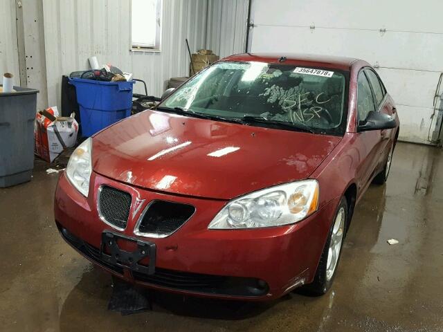 1G2ZH57N894214839 - 2009 PONTIAC G6 GT MAROON photo 2