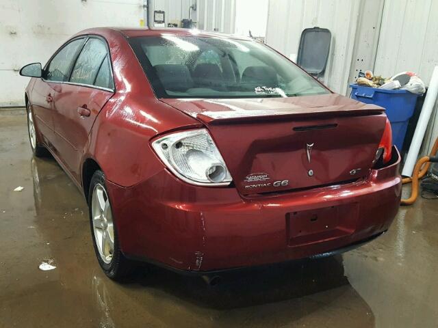 1G2ZH57N894214839 - 2009 PONTIAC G6 GT MAROON photo 3