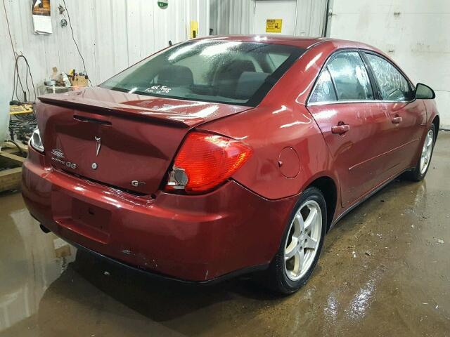 1G2ZH57N894214839 - 2009 PONTIAC G6 GT MAROON photo 4