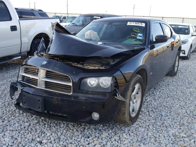 2B3KA33VX9H638300 - 2009 DODGE CHARGER SX BLACK photo 2