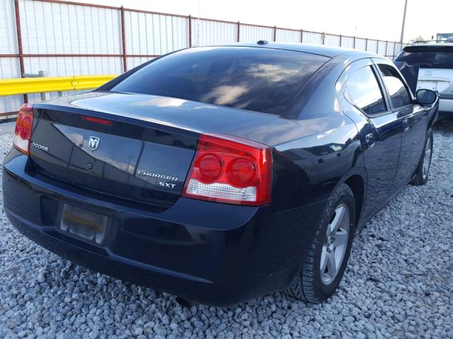 2B3KA33VX9H638300 - 2009 DODGE CHARGER SX BLACK photo 4