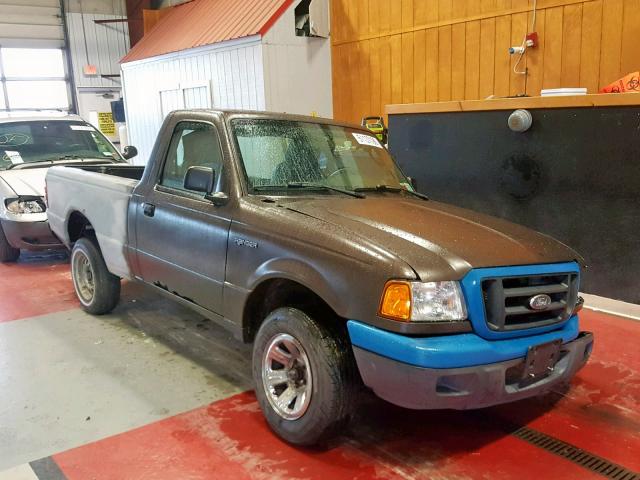 1FTYR10D95PA40240 - 2005 FORD RANGER SILVER photo 1