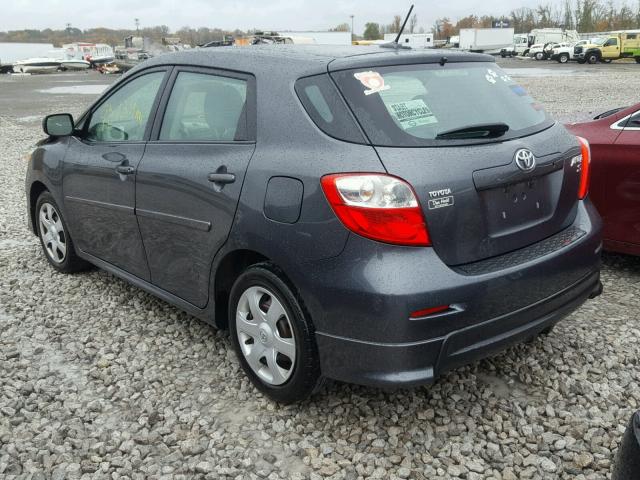 2T1KE40E69C024299 - 2009 TOYOTA COROLLA MA GRAY photo 3