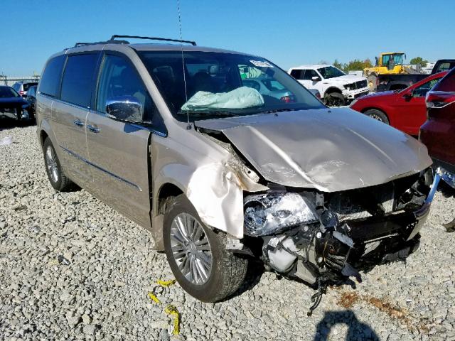 2C4RC1CG8DR798255 - 2013 CHRYSLER TOWN & COU GOLD photo 1