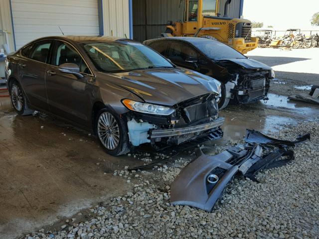 3FA6P0K90ER138152 - 2014 FORD FUSION TIT SILVER photo 1